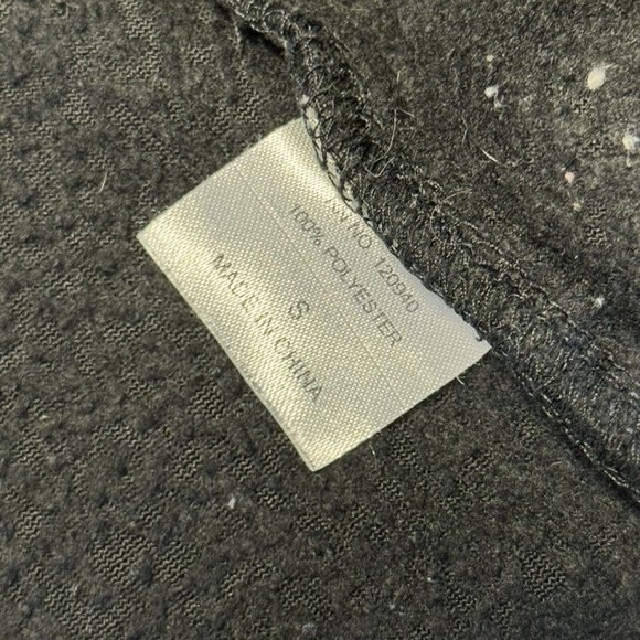 Vintage Angderson Aztec Fleece Sweatshirt Adult Small Black Long Sleeve Outdoor - Picture 7 of 10